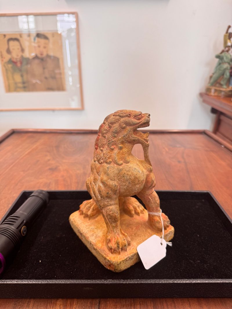 或為唐 大理石雕瑞獅像 | A Chinese marble carving of a lion, possibly Tang dynasty - 图31
