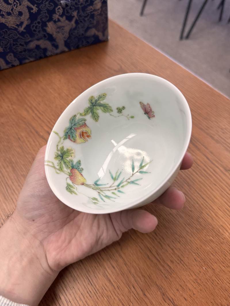 清道光 粉彩癩瓜紋蓋盌一對 《大清道光年製》款 | Santos Collection | A pair of fine Chinese famille-rose 'bitter melon' bowls and covers, Qing dynasty, Daoguang mark and period - 图55