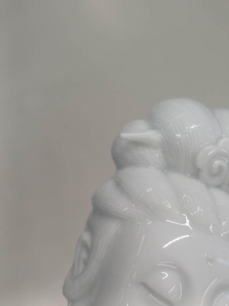 清十九世紀 德化白釉觀音立像 | Santos Collection | A Chinese Dehua figure of Guanyin, Qing dynasty, 19th century - 图11