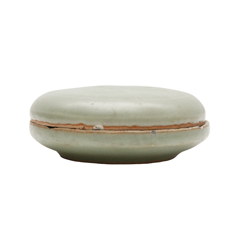 宋至元 龍泉青釉蓋盒 | A Chinese Longquan celadon-glazed box and cover, Song-Yuan dynasty - 图1