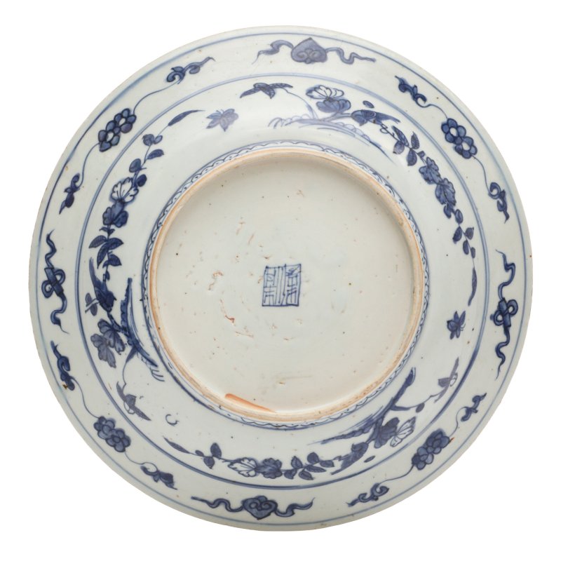 明 青花瑞鹿圖盤 | A Chinese blue and white 'deer' dish, Ming dynasty - 图2