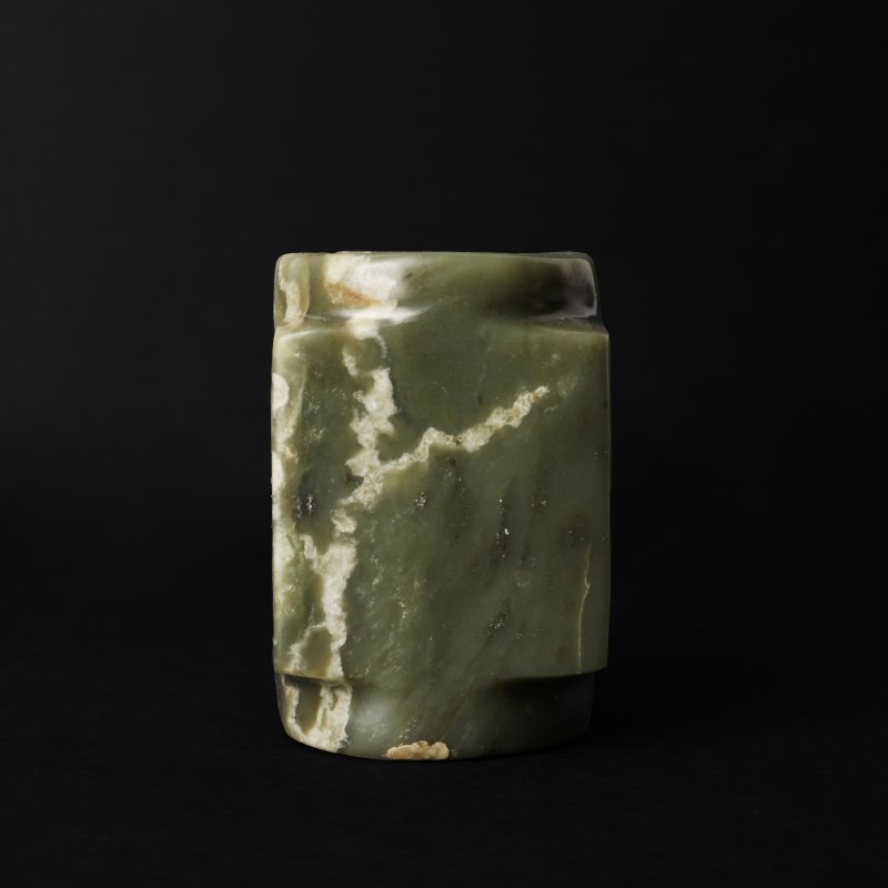 明 仿古青玉琮 | A Chinese archaistic green jade cong, Ming dynasty - 图3
