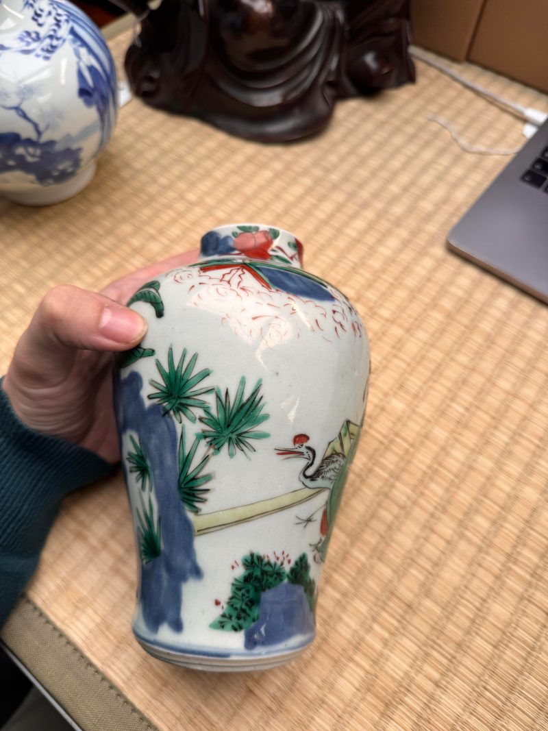 清順治 五彩高士圖罐 | A Chinese wucai 'official' vase, Qing dynasty, Shunzhi period - 图17