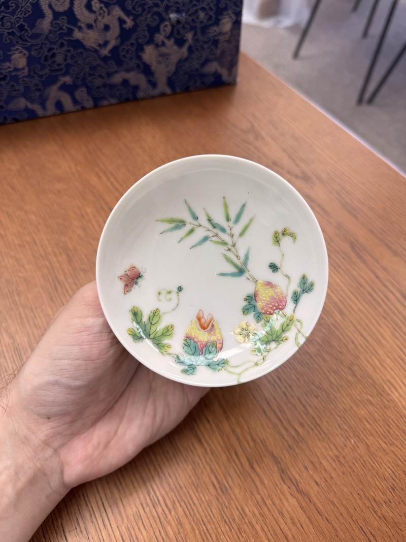 清道光 粉彩癩瓜紋蓋盌一對 《大清道光年製》款 | Santos Collection | A pair of fine Chinese famille-rose 'bitter melon' bowls and covers, Qing dynasty, Daoguang mark and period - 图41