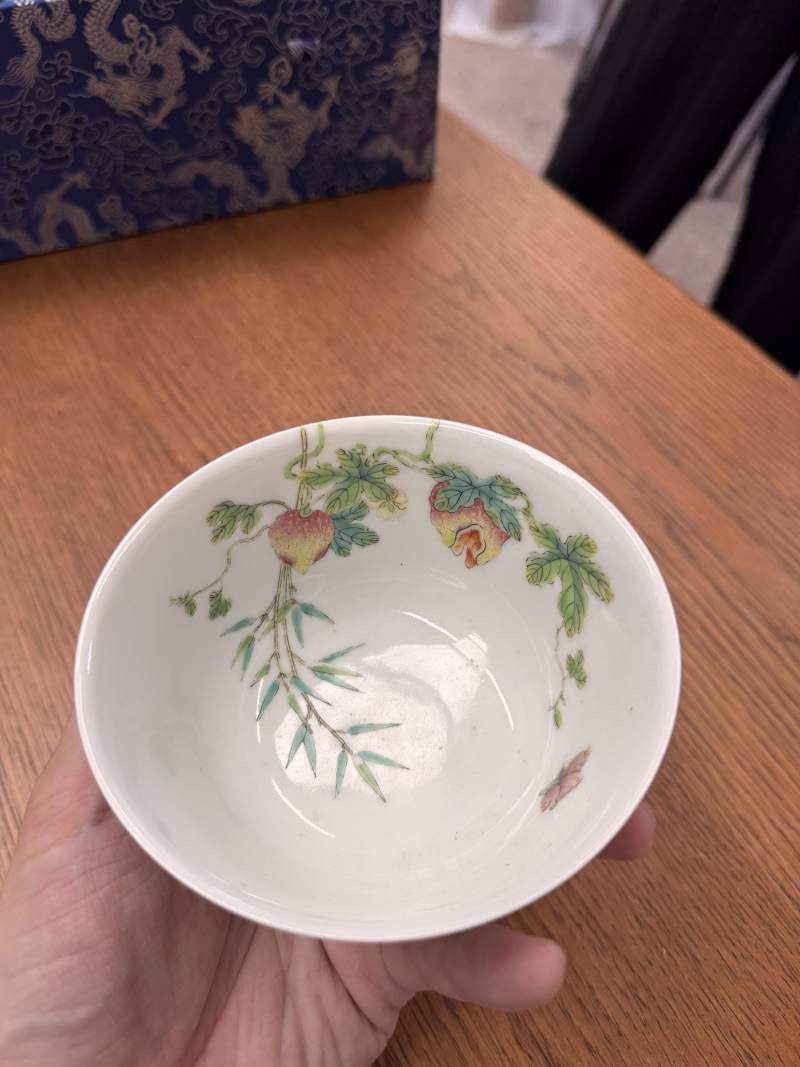 清道光 粉彩癩瓜紋蓋盌一對 《大清道光年製》款 | Santos Collection | A pair of fine Chinese famille-rose 'bitter melon' bowls and covers, Qing dynasty, Daoguang mark and period - 图25