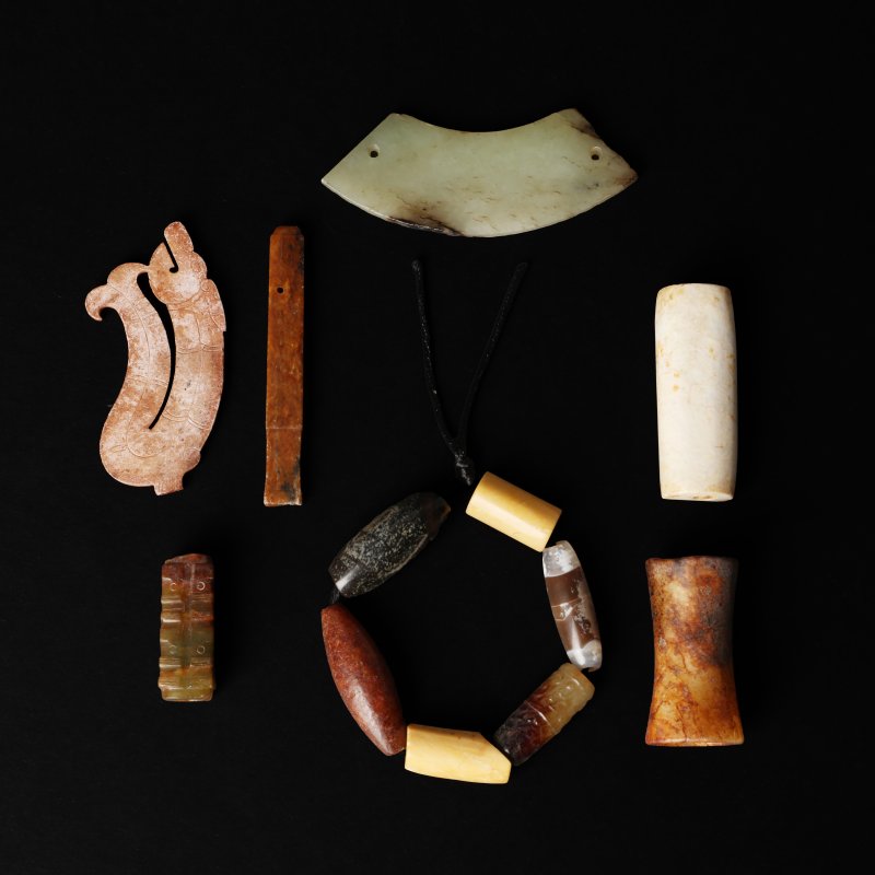 二十世紀 仿古玉雕一組七件 | A group of Chinese archaistic jade carvings, 20th century - 图2