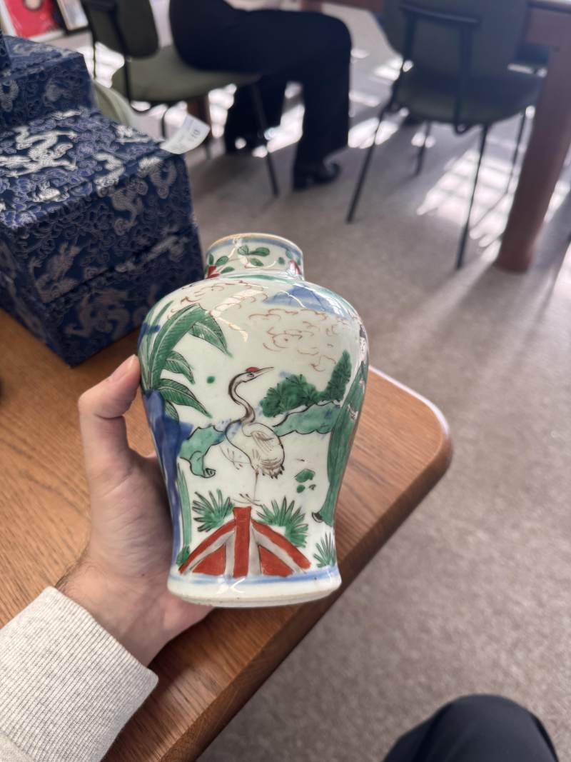 十七世紀 五彩高士圖瓶 | Santos Collection | A Chinese wucai 'official and attendant' vase, 17th century - 图2
