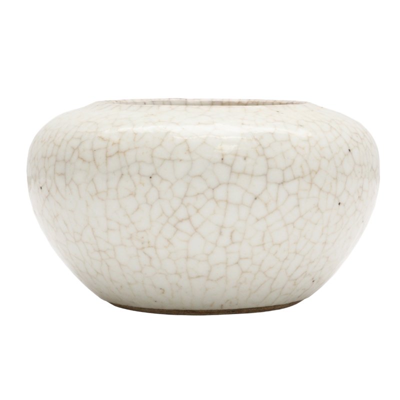 清十九世紀 哥釉水丞 | A Chinese crackle-glazed water pot, Qing dynasty, 19th century - 图2