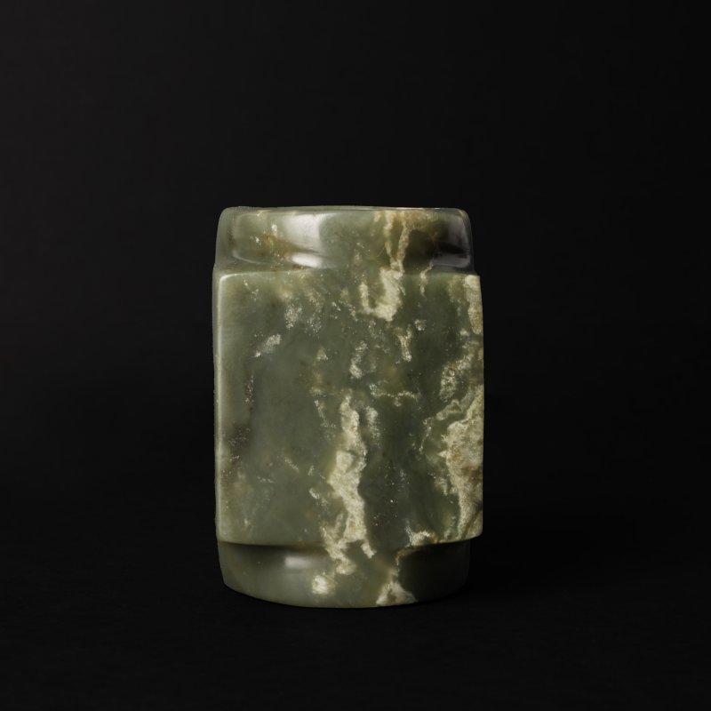 明 仿古青玉琮 | A Chinese archaistic green jade cong, Ming dynasty - 图4