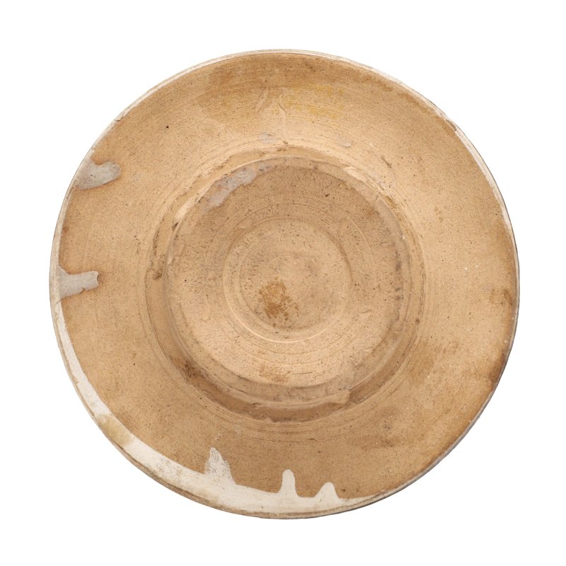 宋至金 磁州窯白地褐彩盞託 | A Chinese Cizhou painted pottery cup stand, Song-Jin dynasty - 图2