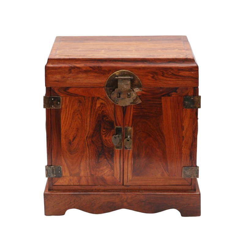 十九至二十世紀 黃花梨嵌銅飾官皮箱 | A Chinese huanghuali portable seal chest, guanpixiang, 19th/20th century - 图4