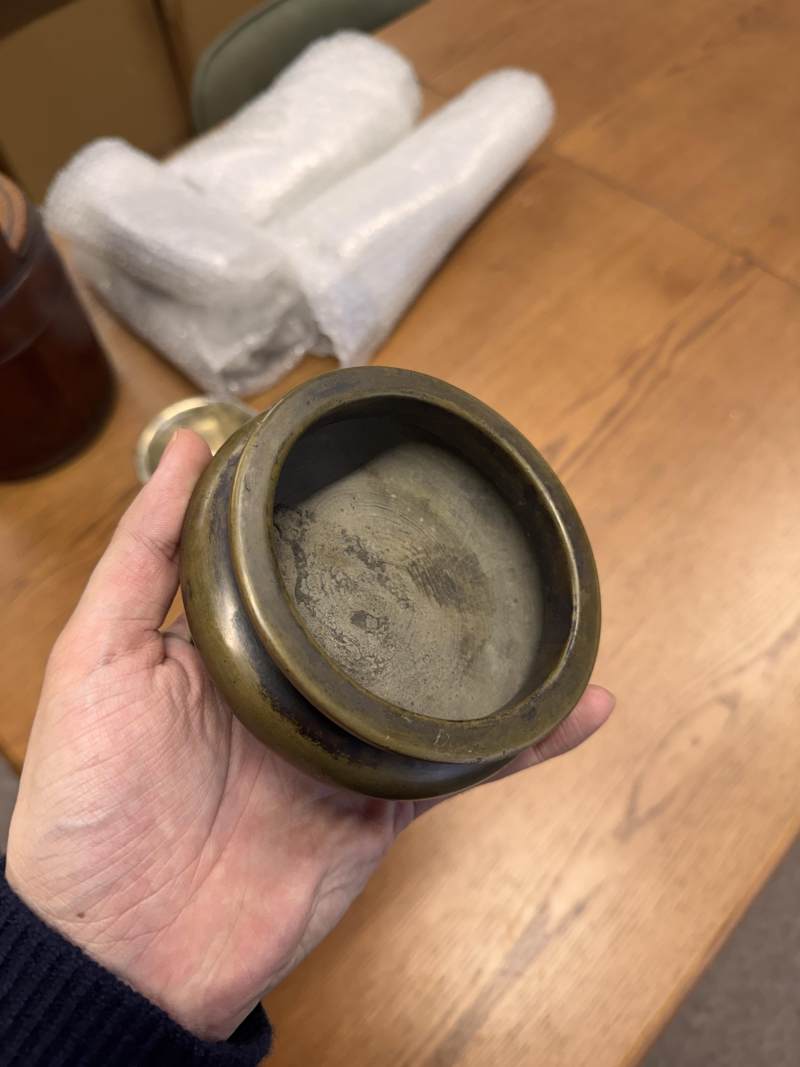清十九世紀 三足銅爐 | A Chinese bronze tripod censer, Qing dynasty, 19th century - 图5