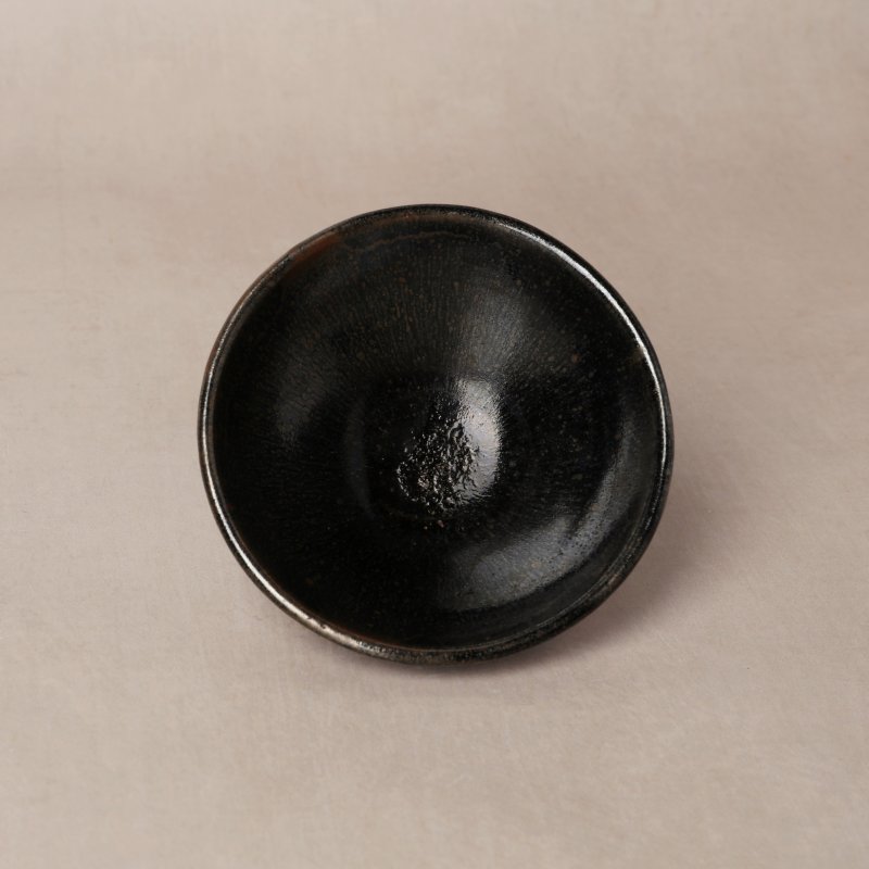 宋 建窰黑釉盌 | Santos Collection | A Chinese Jian black-glazed bowl, Song dynasty - 图1