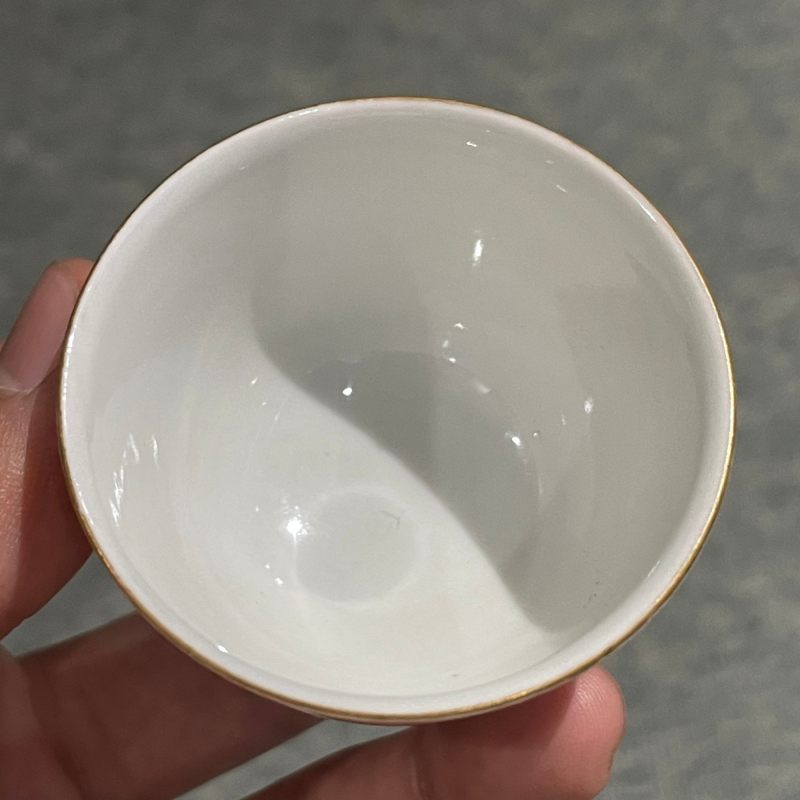 清 轧道粉彩什锦杯一套 - 图32