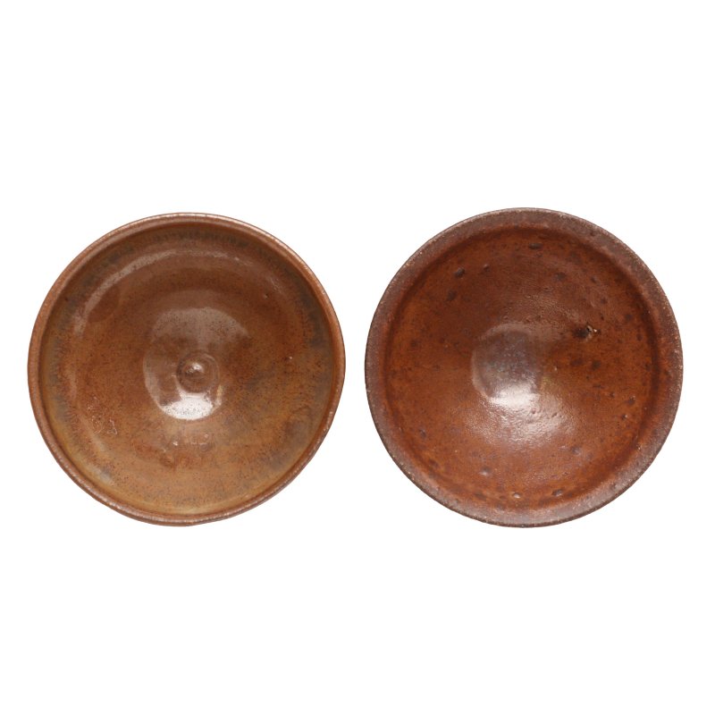宋 建窯醬釉盌一組兩件 | Two Chinese Jian russet-glazed tea bowls, Song dynasty - 图2
