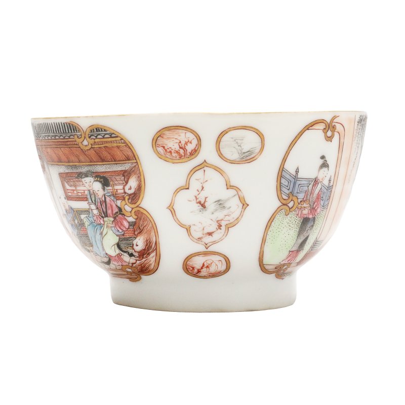 清雍正 粉彩人物故事圖盃 | A Chinese famille-rose 'figural' cup, Qing dynasty, Yongzheng period - 图2