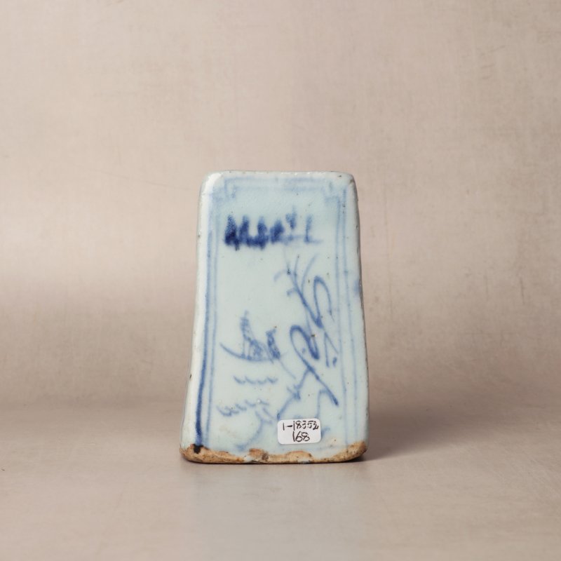 明 青花高士圖香托 | Santos Collection | A Chinese blue and white incense holder, Ming dynasty - 图3