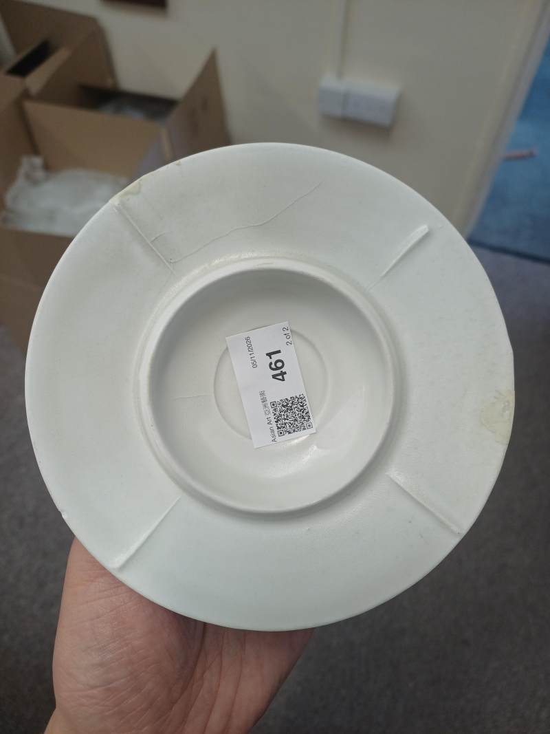 唐至五代 邢窯白釉盌連托 | A rare Chinese Xing white-glazed bowl and stand, Tang-Five dynasties - 图8