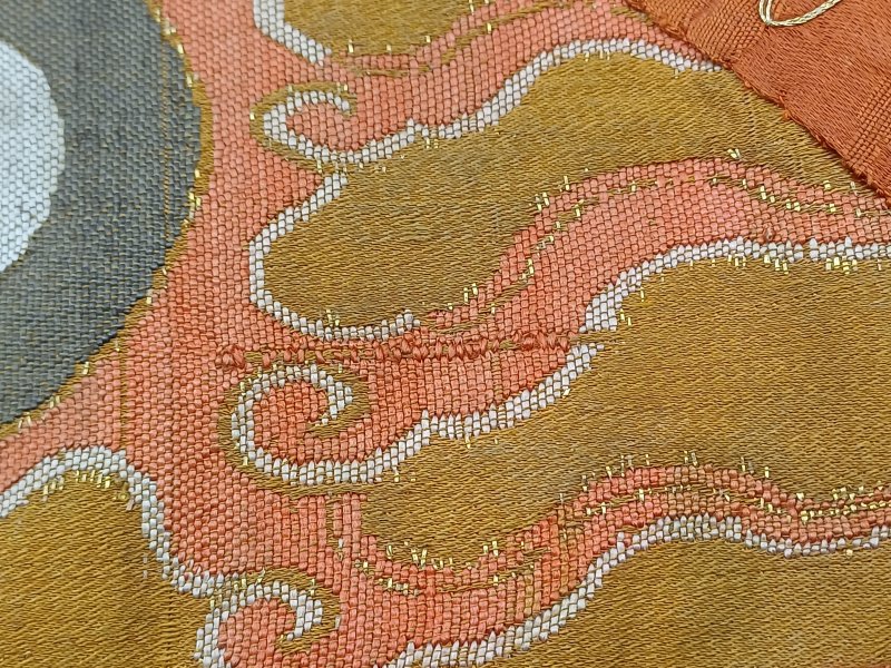 明萬曆 織錦雲龍紋軍儀大旗 | A Chinese silk brocade 'dragon' panel fragment, Ming dynasty, Wanli period - 图10
