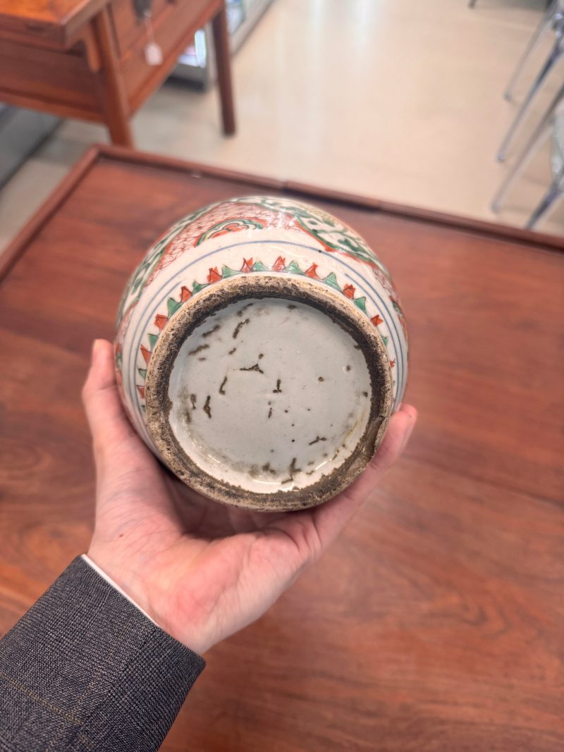 過渡期 五彩穿花鳳紋罐 | A Chinese wucai 'phoenix' jar, Transitional period, 17th century - 图25