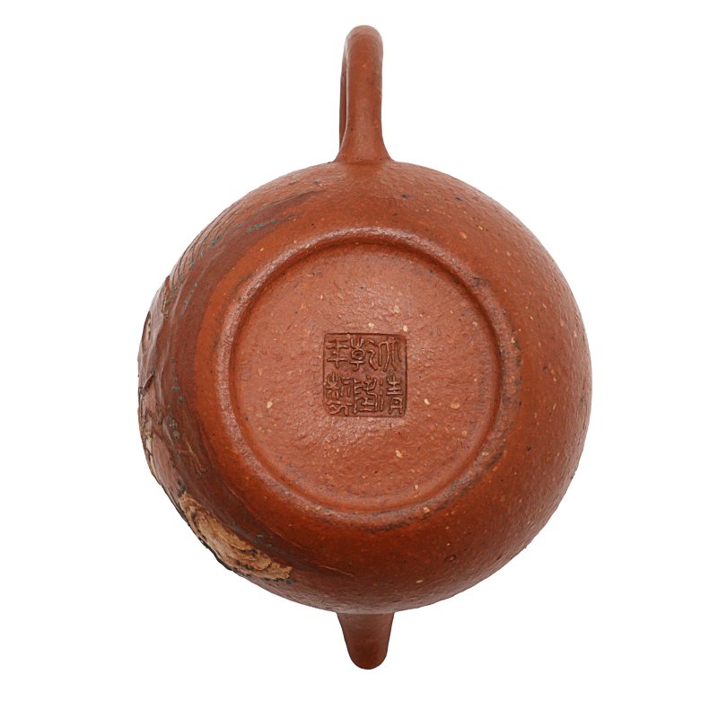 二十世紀 宜興紫砂蓋壺 一組三件 | Three Chinese Yixing zisha teapots and covers, 20th century - 图7