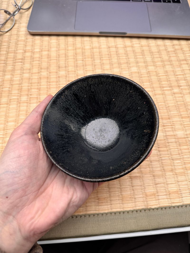 宋 建窰兔毫斗笠盌 | Santos Collection | A Chinese Jian black-glazed 'hare's fur' conical bowl, Song dynasty - 图8