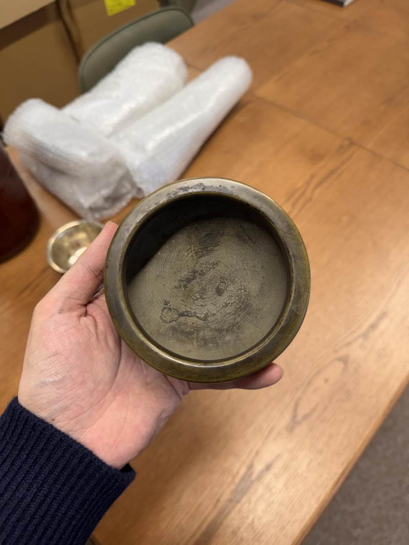 清十九世紀 三足銅爐 | A Chinese bronze tripod censer, Qing dynasty, 19th century - 图16