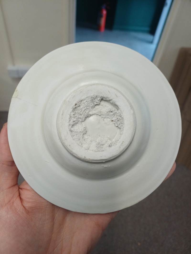 唐至五代 邢窯白釉盌連托 | A rare Chinese Xing white-glazed bowl and stand, Tang-Five dynasties - 图11