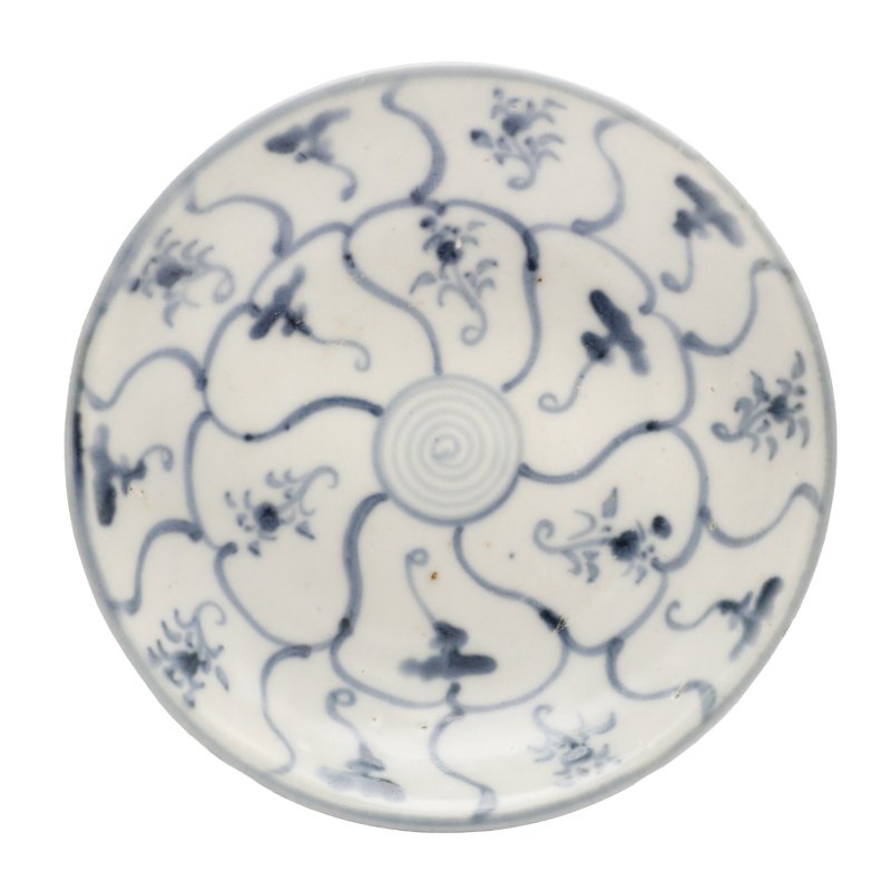 十八/十九世紀 青花花卉紋盤一組兩件 | Two Chinese blue and white 'Tek Sing' cargo dishes, 18th/19th century - 图4
