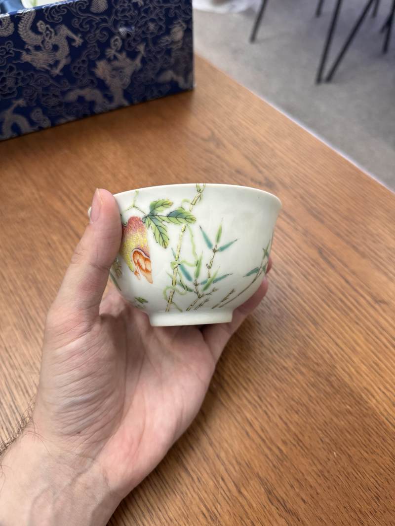 清道光 粉彩癩瓜紋蓋盌一對 《大清道光年製》款 | Santos Collection | A pair of fine Chinese famille-rose 'bitter melon' bowls and covers, Qing dynasty, Daoguang mark and period - 图43