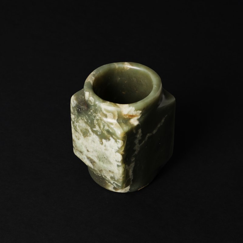 明 仿古青玉琮 | A Chinese archaistic green jade cong, Ming dynasty - 图5