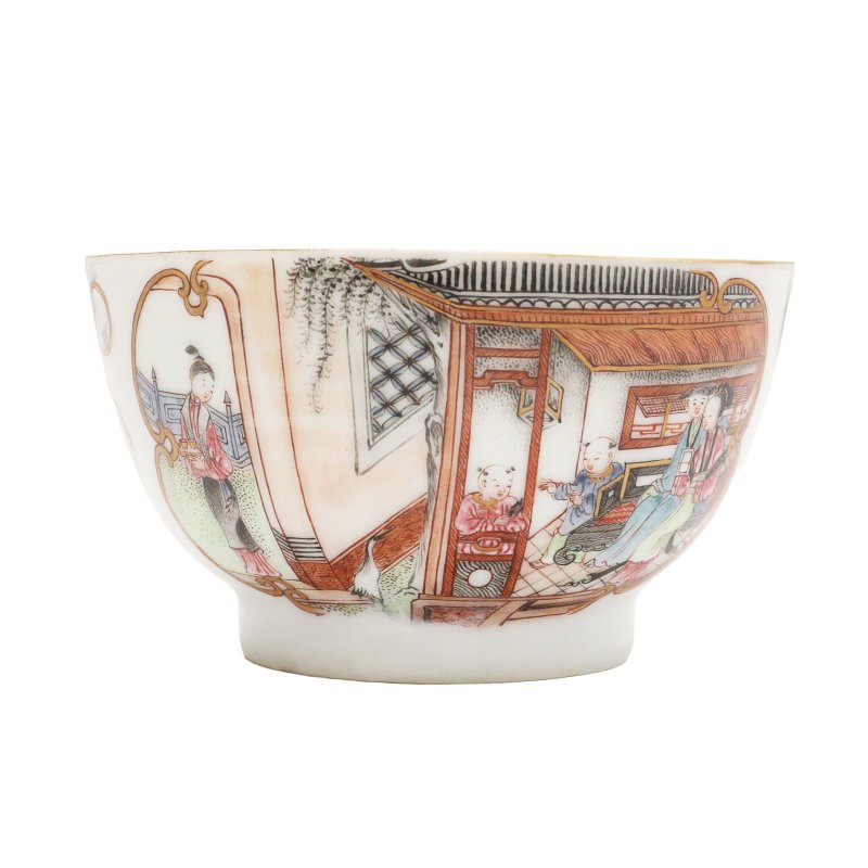 清雍正 粉彩人物故事圖盃 | A Chinese famille-rose 'figural' cup, Qing dynasty, Yongzheng period - 图3
