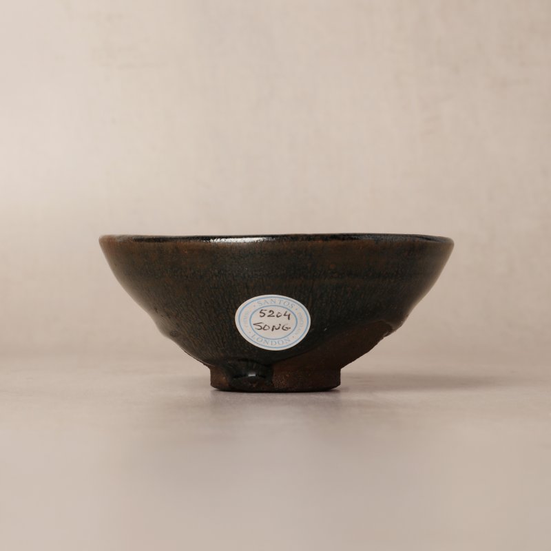 宋 建窰黑釉盌 | Santos Collection | A Chinese Jian black-glazed bowl, Song dynasty - 图4