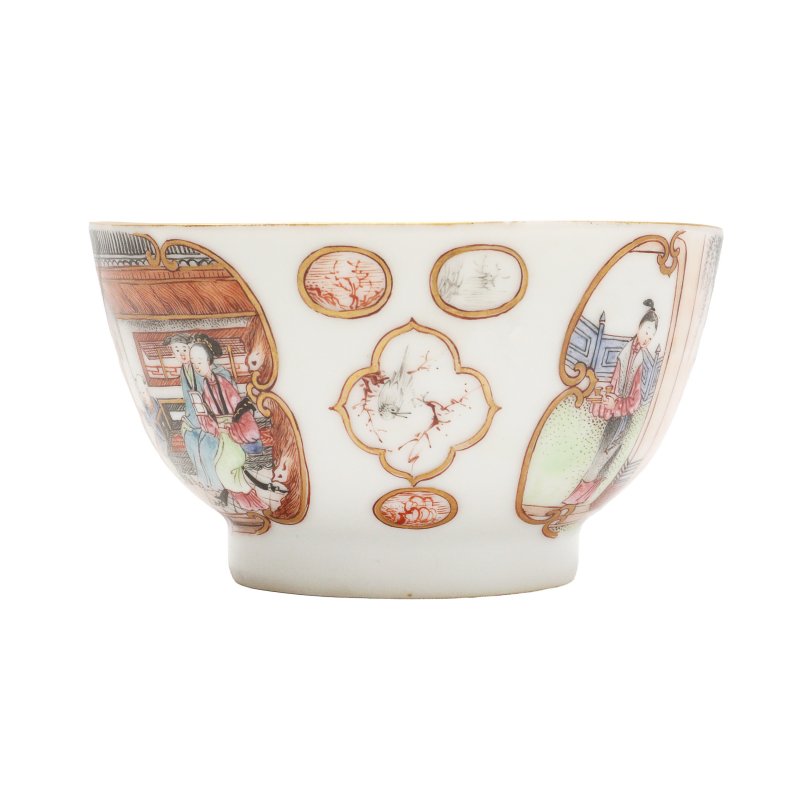 清雍正 粉彩人物故事圖盃 | A Chinese famille-rose 'figural' cup, Qing dynasty, Yongzheng period - 图4
