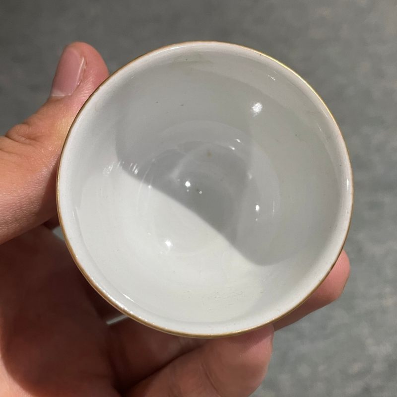 清 轧道粉彩什锦杯一套 - 图70