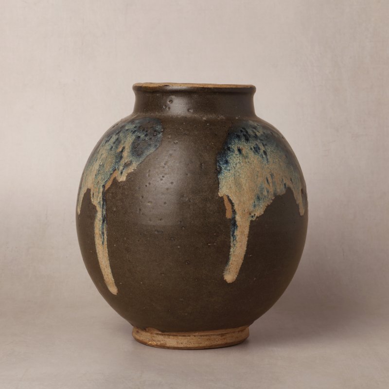 唐 黑釉藍斑罐 | A Chinese phosphatic-splashed handled jar, Tang dynasty - 图2