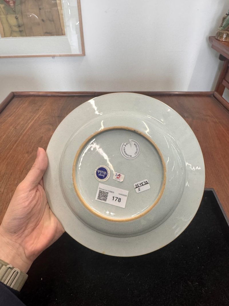 清雍正 粉彩壽鹿圖紋盤 | A Chinese famille-rose 'deer' dish, Qing dynasty, Yongzheng period - 图6