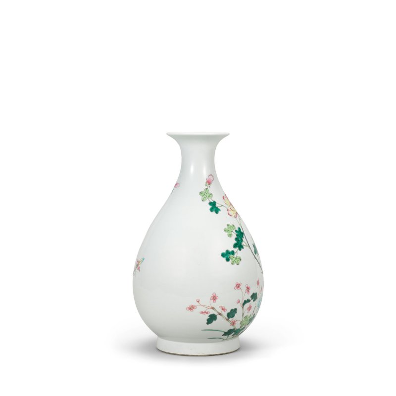 清宣統 粉彩牡丹紋玉壺春瓶 | A FAMILLE-ROSE 'PEONY' VASE, YUHUCHUNPING - 图5