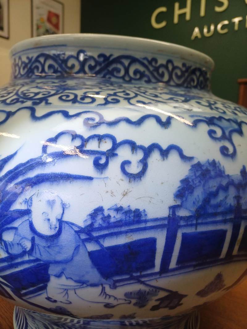 清十八世紀 青花百子圖瓶 | A large Chinese blue and white 'boys' vase, Qing dynasty, 18th century - 图10