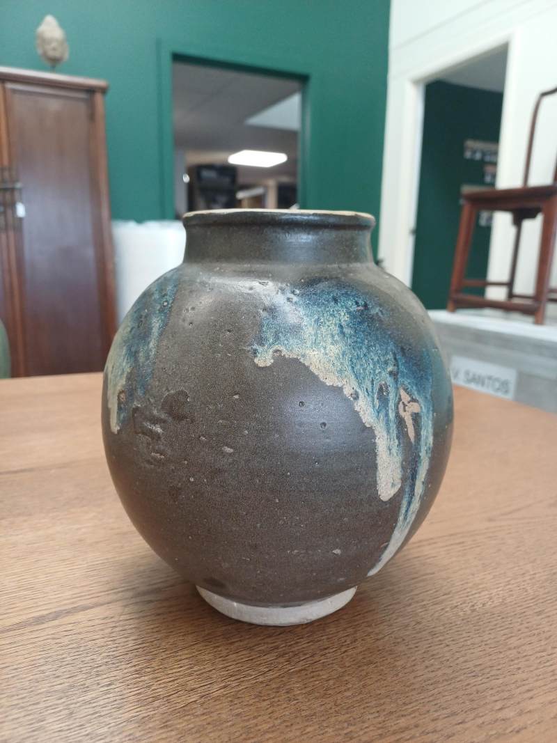 唐 黑釉藍斑罐 | A Chinese phosphatic-splashed handled jar, Tang dynasty - 图9