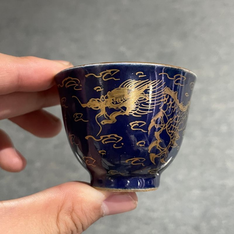 清 轧道粉彩什锦杯一套 - 图37