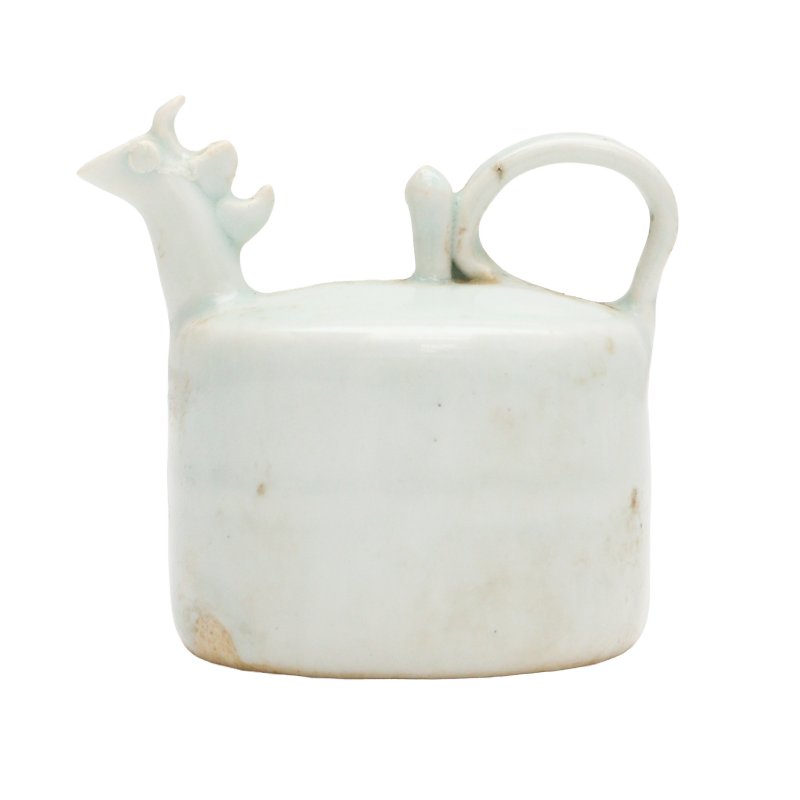 南宋 青白釉龍形水注 | A Chinese qingbai-glazed water dropper, Southern Song dynasty - 图1