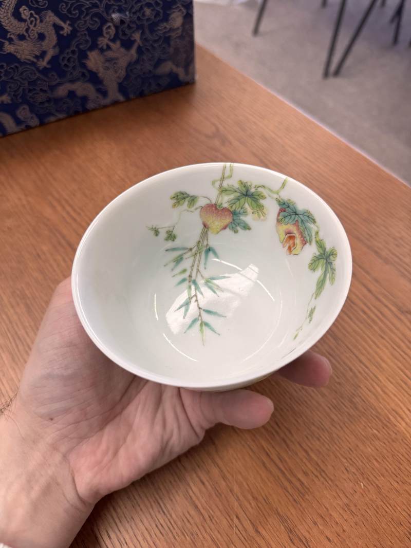 清道光 粉彩癩瓜紋蓋盌一對 《大清道光年製》款 | Santos Collection | A pair of fine Chinese famille-rose 'bitter melon' bowls and covers, Qing dynasty, Daoguang mark and period - 图54