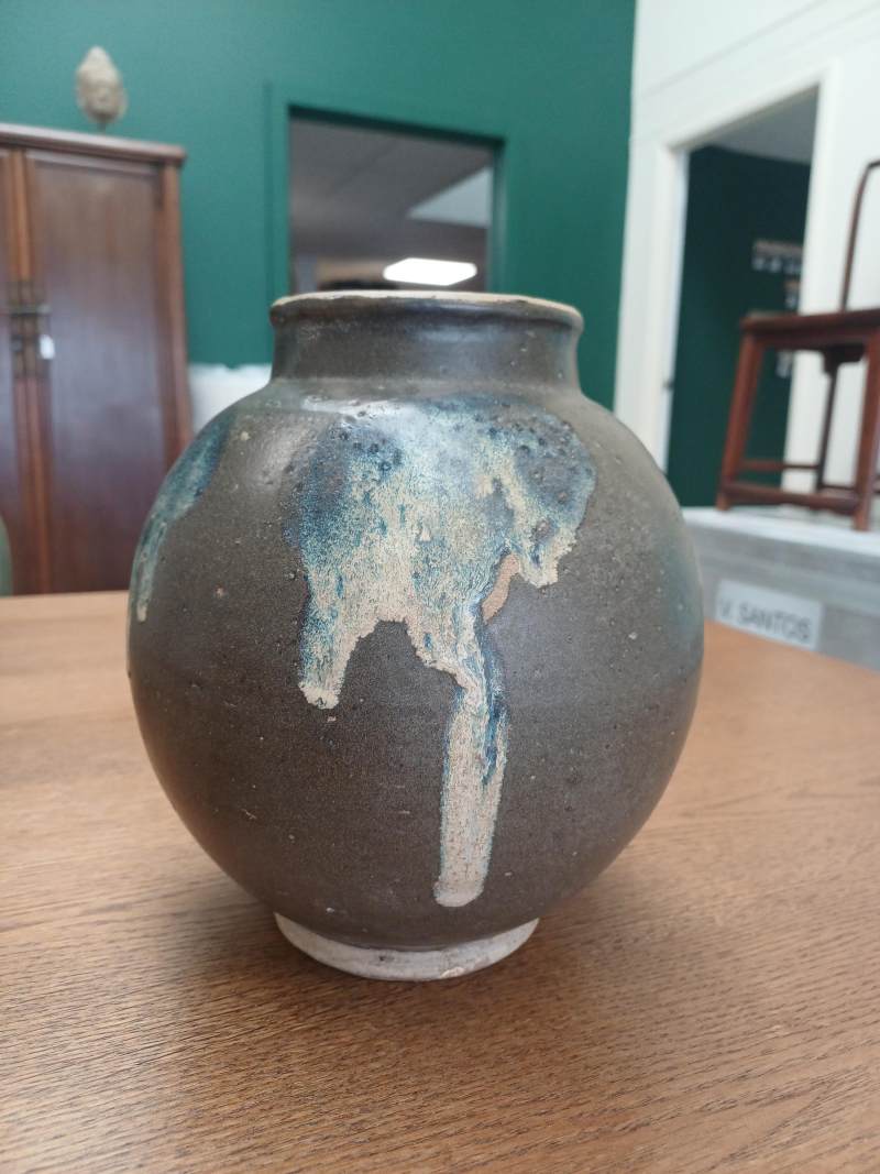 唐 黑釉藍斑罐 | A Chinese phosphatic-splashed handled jar, Tang dynasty - 图13