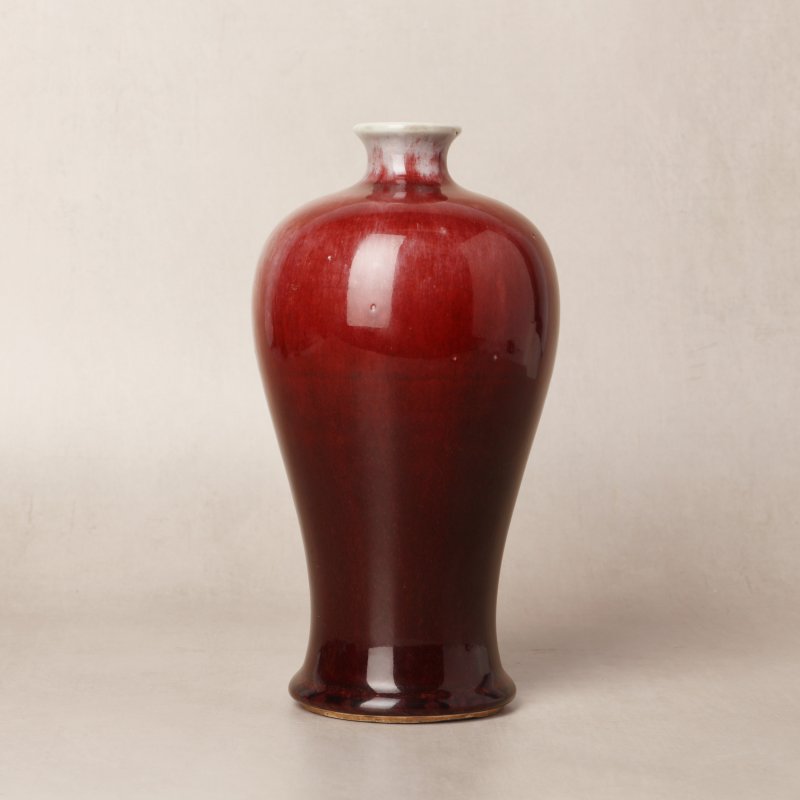 清十八世紀 仿郎窯紅釉瓶 | A fine Chinese Langyao-type copper-red vase, Qing dynasty, 18th century - 图10
