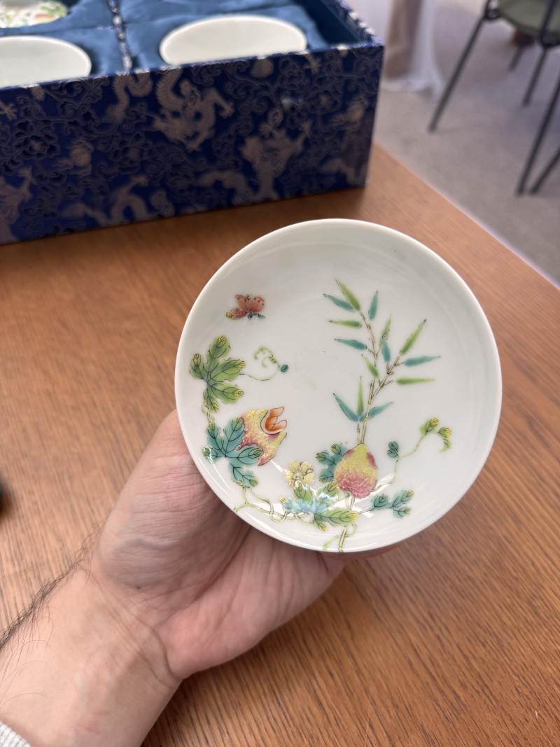 清道光 粉彩癩瓜紋蓋盌一對 《大清道光年製》款 | Santos Collection | A pair of fine Chinese famille-rose 'bitter melon' bowls and covers, Qing dynasty, Daoguang mark and period - 图4