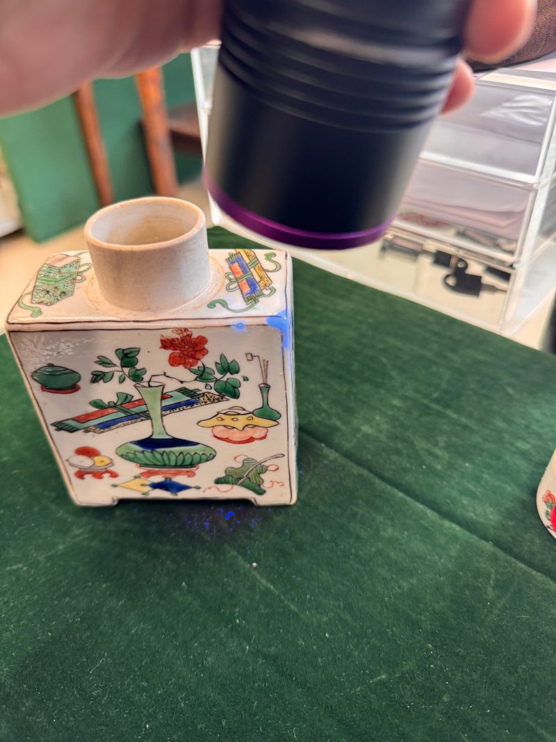 清康熙 粉彩花卉紋茶蓋罐 | Santos Collection | A Chinese export famille-rose tea caddy, Qing dynasty, Kangxi period - 图22