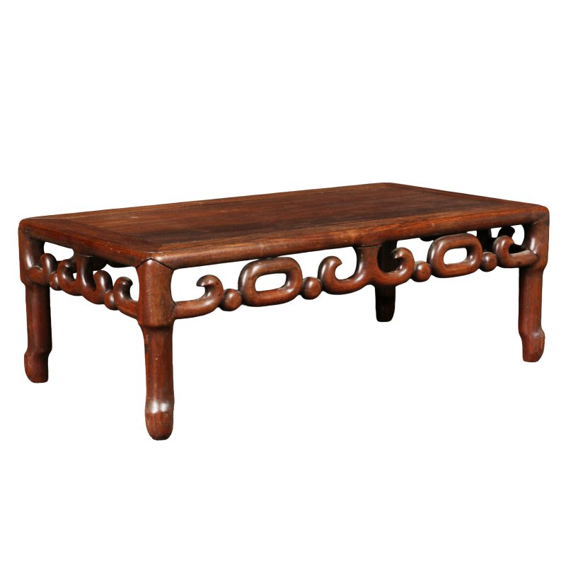 十九/二十世紀 紅木炕桌 | A small Chinese hongmu table, kang, 19th/20th century