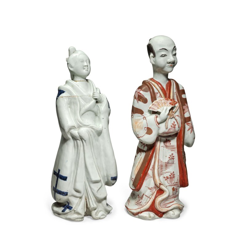 十八世紀 伊萬里像兩件 | TWO IMARI FIGURES - 图2