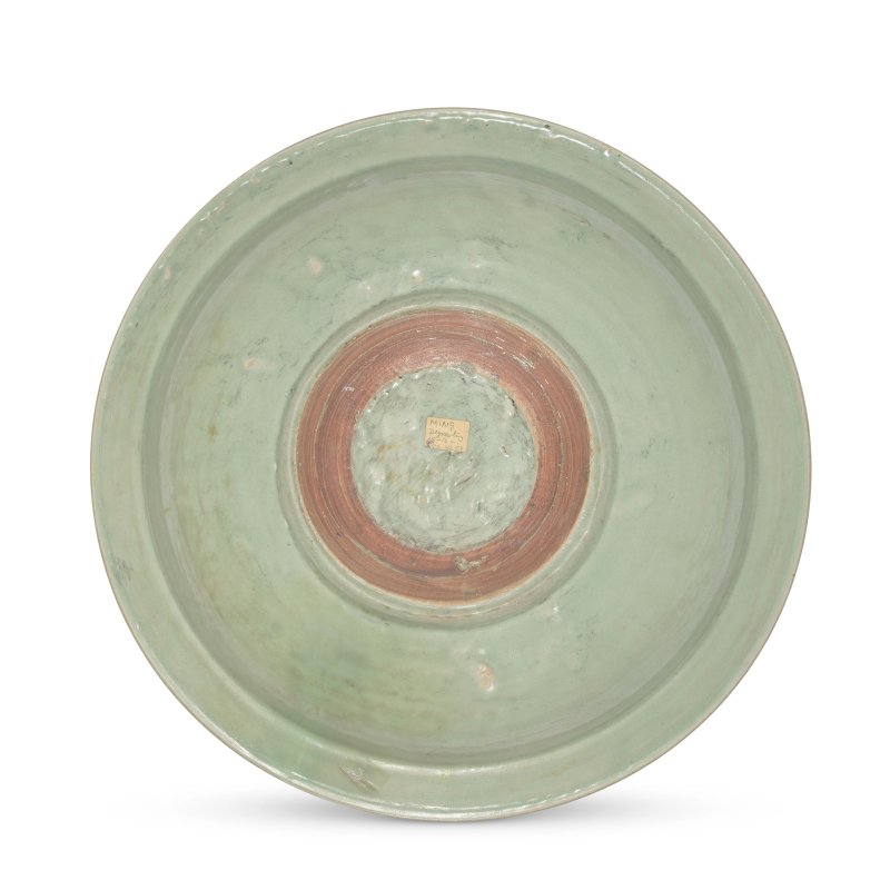 明 龍泉青釉盤 | A LONGQUAN CELADON CHARGER - 图2